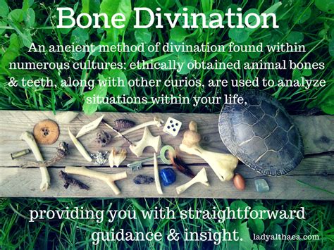 Throwinh bones divination